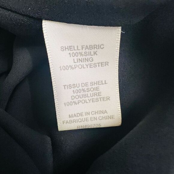 Rebecca Taylor Womens Black Multi Summer Storm Silk Shift Dress Size 2 - Picture 6 of 8